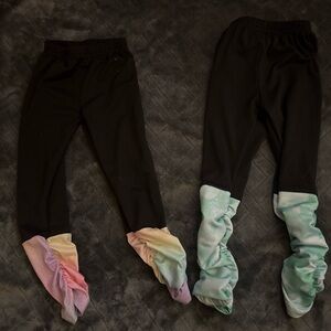 Source Unknown Kids Leggings with Black and Pastel Accents